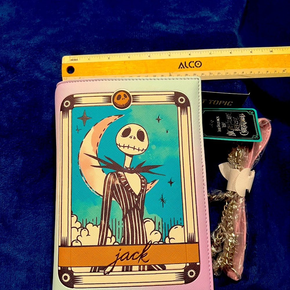 Nightmare before Christmas Jack Tara card purse new